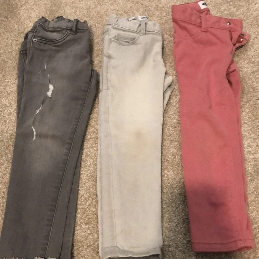 Girls jeans two from old navy and one from children’s place all size 4T. - Picture 2 of 5
